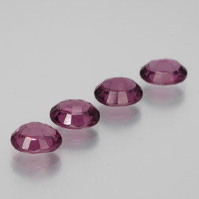 Achetez naturel 4,08ct pourpre grenat rhodolite gems, coupe ovale, en provenance mozambique chez gemselect. en stock, livraison internationale!