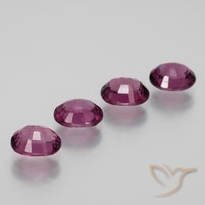 Achetez naturel 3,87ct pourpre grenat rhodolite gems, coupe ovale, en provenance mozambique chez gemselect. en stock, livraison internationale!