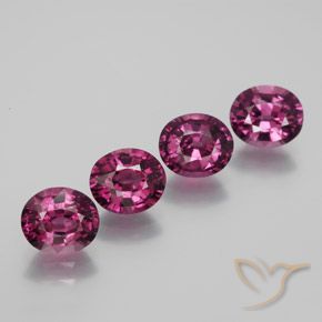 Achetez naturel 4.43ct Rouge Rapberry Grenat Rhodolite gems, Coupe ovale, En provenance Mozambique chez GemSelect. En stock, livraison internationale!