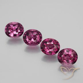 Achetez naturel 4.43ct Rouge Rapberry Grenat Rhodolite gems, Coupe ovale, En provenance Mozambique chez GemSelect. En stock, livraison internationale!