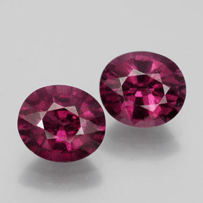 Achetez naturel 3.53ct Rouge framboises Grenat Rhodolite gems, Coupe ovale, En provenance Mozambique chez GemSelect. En stock, livraison internationale!