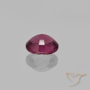 Grenat Rhodolite Pourpre moyen naturelle ovale, 1.43 ct, VS