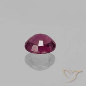 Grenat Rhodolite Rouge Rapberry naturelle ovale, 1.45 ct, VS