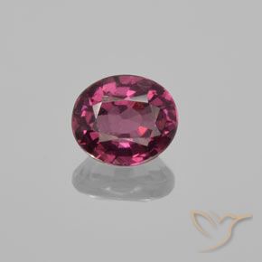 1.37ct Naturel Pourpre moyen-foncé Grenat rhodolite, ovale, VS