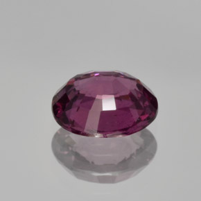 Grenat rhodolite pourpre naturelle coupe ovale, 1,54 ct, VS