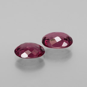 Achetez naturel ct Rouge framboises Grenat Rhodolite gems, Coupe ovale, En provenance Mozambique chez GemSelect. En stock, livraison internationale!