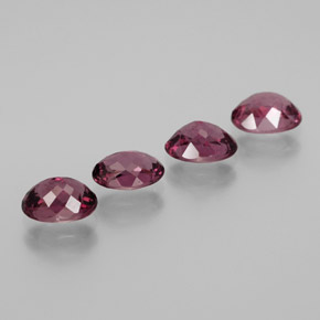 Achetez naturel ct Rouge framboises Grenat Rhodolite gems, Coupe ovale, En provenance Mozambique chez GemSelect. En stock, livraison internationale!