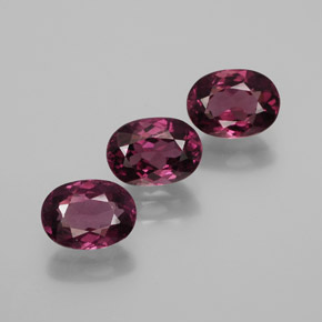Achetez naturel ct rouge grenat rhodolite gems, coupe ovale, en provenance mozambique chez gemselect. en stock, livraison internationale!