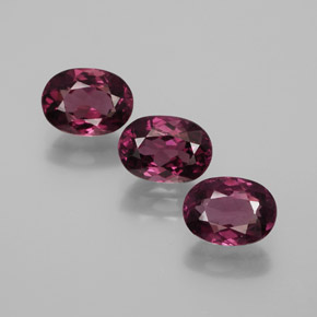 Achetez naturel ct rouge grenat rhodolite gems, coupe ovale, en provenance mozambique chez gemselect. en stock, livraison internationale!