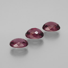 Achetez naturel ct rouge grenat rhodolite gems, coupe ovale, en provenance mozambique chez gemselect. en stock, livraison internationale!