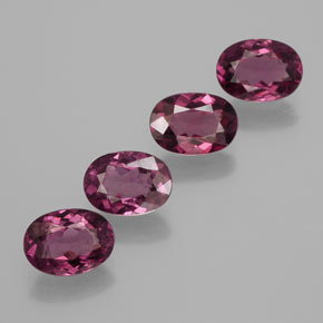 Achetez naturel ct Rouge framboises Grenat Rhodolite gems, Coupe ovale, En provenance Mozambique chez GemSelect. En stock, livraison internationale!