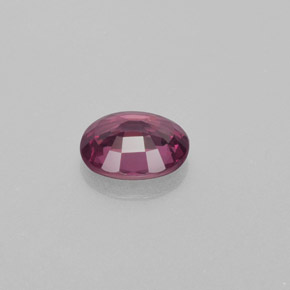 Grenat Rhodolite Rouge framboises naturelle Coupe ovale, 2.50 ct, VS