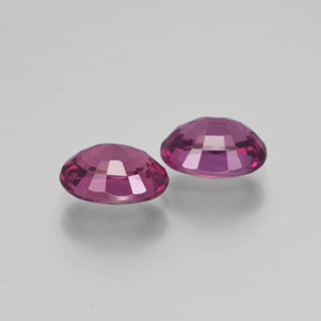 Achetez naturel ct rouge framboise grenat rhodolite gems, coupe ovale, en provenance mozambique chez gemselect. en stock, livraison internationale!