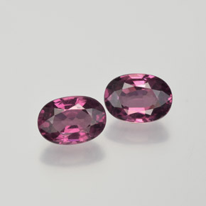 Achetez naturel 2,12ct pourpre grenat rhodolite gems, coupe ovale, en provenance mozambique chez gemselect. en stock, livraison internationale!