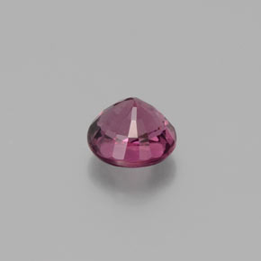 Grenat rhodolite rouge naturelle coupe roude, 0,79 ct, VS