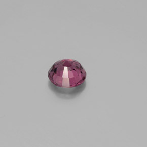 Grenat rhodolite rouge naturelle coupe roude, 0,85 ct, VS