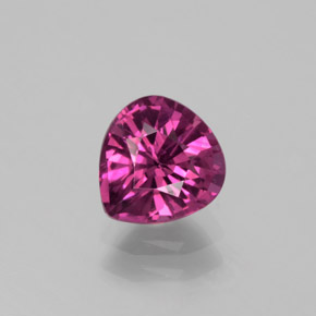 Grenat Rhodolite Rouge framboises naturelle En forme de poire, 1.43 ct, VS