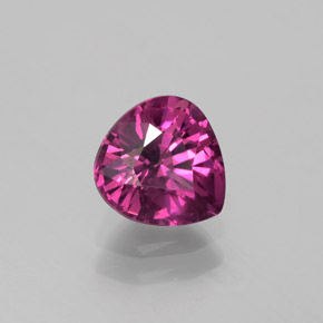 Grenat Rhodolite Rouge framboises naturelle En forme de poire, 1.43 ct, VS