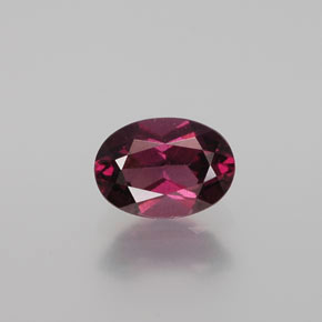 Grenat Rhodolite Rouge framboises naturelle Coupe ovale, 1.09 ct, VS