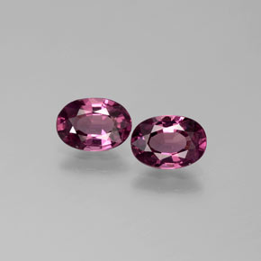 Achetez naturel 1.68ct Baies pourpre rose profond Grenat Rhodolite gems, Coupe ovale, En provenance Mozambique chez GemSelect. En stock, livraison internationale!