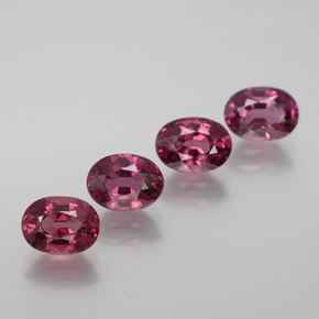 Achetez naturel ct rouge grenat rhodolite gems, coupe ovale, en provenance tanzanie chez gemselect. en stock, livraison internationale!