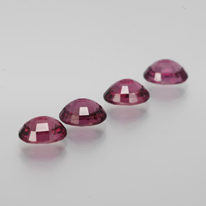 Achetez naturel ct rouge grenat rhodolite gems, coupe ovale, en provenance tanzanie chez gemselect. en stock, livraison internationale!
