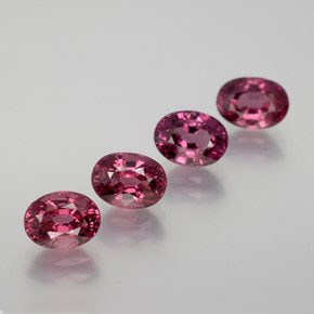Achetez naturel ct rouge grenat rhodolite gems, coupe ovale, en provenance tanzanie chez gemselect. en stock, livraison internationale!