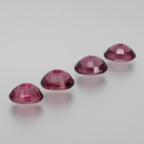 Achetez naturel ct rouge grenat rhodolite gems, coupe ovale, en provenance tanzanie chez gemselect. en stock, livraison internationale!