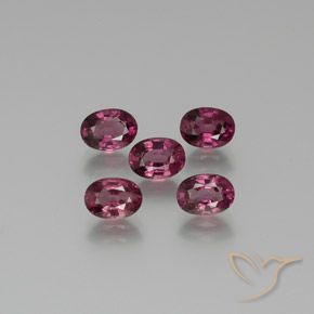 Shop natural 5.52ct Pourpre moyen Grenat rhodolite gems, ovale, from Tanzanie at GemSelect. In stock, global shipping!