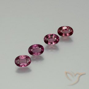 Shop natural 3.84ct Pourpre moyen-foncé Grenat rhodolite gems, ovale, from Tanzanie at GemSelect. In stock, global shipping!