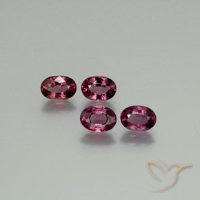 Shop natural 3.84ct Pourpre moyen-foncé Grenat rhodolite gems, ovale, from Tanzanie at GemSelect. In stock, global shipping!