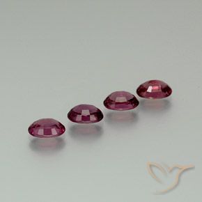 Shop natural 3.84ct Pourpre moyen-foncé Grenat rhodolite gems, ovale, from Tanzanie at GemSelect. In stock, global shipping!