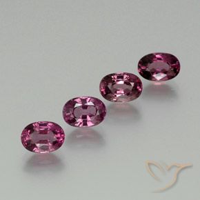 4.72ctw Naturel Rouge framboises Grenat rhodolite, ovale, VS