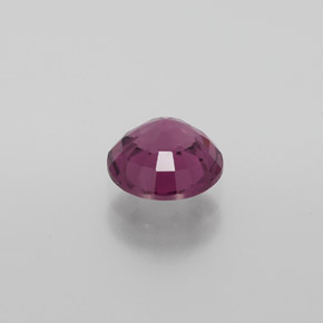 Grenat Rhodolite Rouge framboises naturelle Coupe roude, 1.30 ct, VS