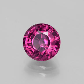 Grenat Rhodolite Rouge framboises naturelle Coupe roude, 2.07 ct, VS