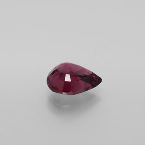Grenat Rhodolite Pourpre moyen-foncé naturelle En forme de poire, 2.14 ct, VS