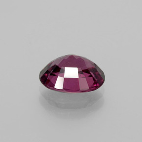 Grenat Rhodolite Rouge framboises naturelle Coupe ovale, 2.10 ct, VS