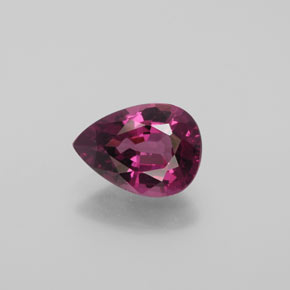 Grenat Rhodolite Rouge framboises naturelle En forme de poire, 2.25 ct, VS