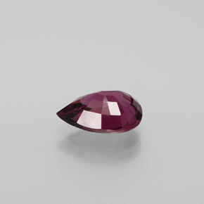 Grenat Rhodolite Rouge framboises naturelle En forme de poire, 2.25 ct, VS