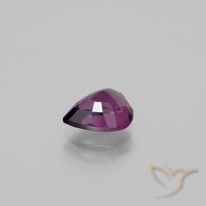 Grenat rhodolite Violet foncé naturelle En forme de poire, 1.59 ct, VS