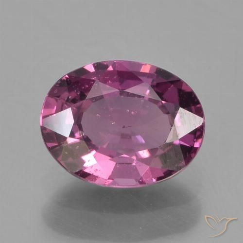 1.18ct Naturel Rouge framboises Grenat rhodolite, ovale, VS