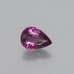 Grenat Rhodolite Rouge framboises naturelle En forme de poire, 1.37 ct, VS