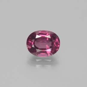 Grenat Rhodolite Baies pourpre rose profond naturelle Coupe ovale, 1.98 ct, VS