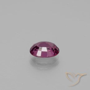 Grenat Rhodolite Baies pourpre rose profond naturelle ovale, 1.40 ct, VS