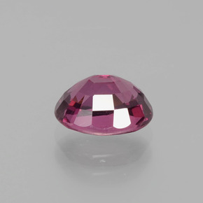 Grenat rhodolite pourpre naturelle coupe ovale, 1,62 ct, VS-SI