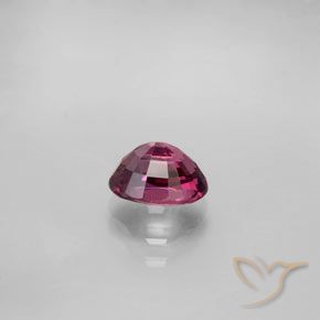 Grenat Rhodolite Pourpre intense naturelle Coupe ovale, 1.42 ct, VVS-VS