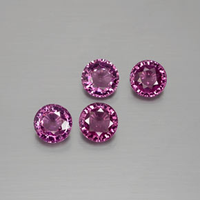 Achetez naturel 1,73ct pourpre grenat rhodolite gems, coupe roude, en provenance mozambique chez gemselect. en stock, livraison internationale!