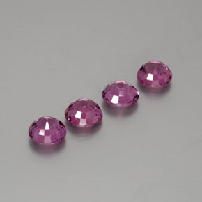 Achetez naturel 1,73ct pourpre grenat rhodolite gems, coupe roude, en provenance mozambique chez gemselect. en stock, livraison internationale!