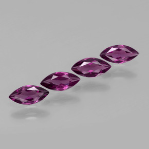 Achetez naturel ct rouge grenat rhodolite gems, marquise, en provenance mozambique chez gemselect. en stock, livraison internationale!