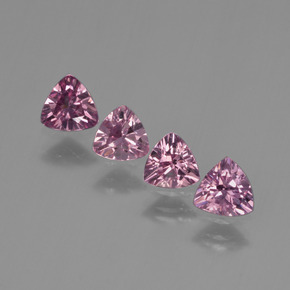 Achetez naturel ct rose grenat rhodolite gems, trillion, en provenance tanzanie chez gemselect. en stock, livraison internationale!